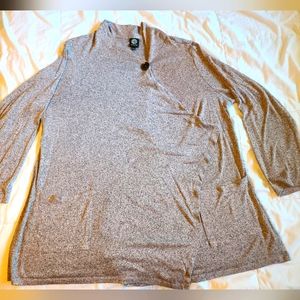 Bobeau Wrap Button Cardigan